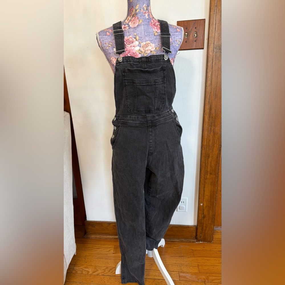 BP Gray Denim Overalls